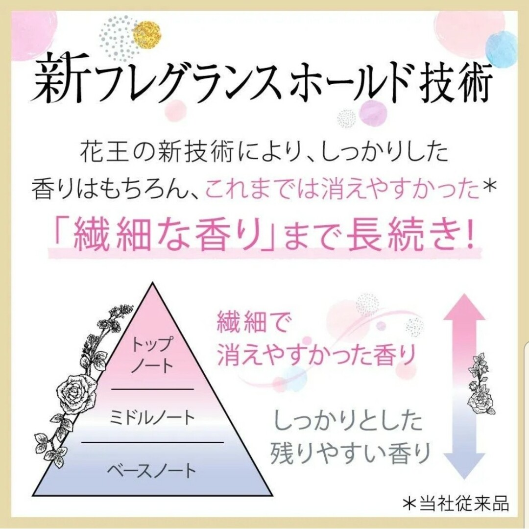 花王(カオウ)の大容量☆ FLAIR フレア フローラルスイート つめかえ用 柔軟剤 1400m インテリア/住まい/日用品の日用品/生活雑貨/旅行(洗剤/柔軟剤)の商品写真