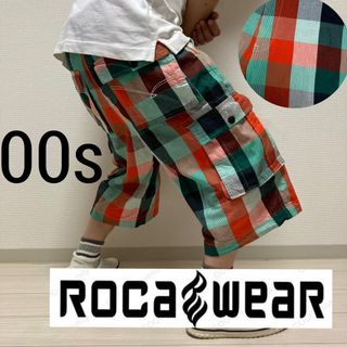 ロカウェア(Rocawear)の00s■ROCAWEAR■ヒップホップ オールドスケートカーゴ ハーフパンツ(ショートパンツ)