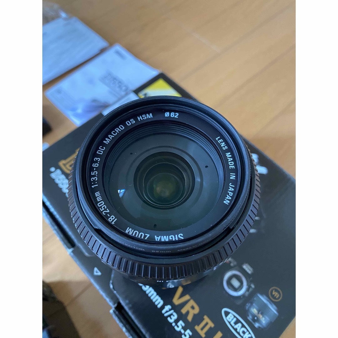 Nikon(ニコン)のニコン一眼レフ　d5500 シグマ18-250mm付き スマホ/家電/カメラのカメラ(デジタル一眼)の商品写真