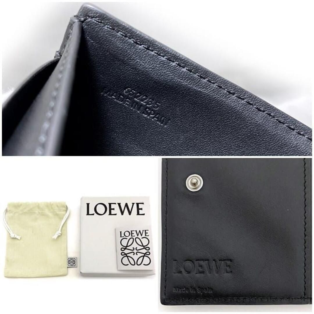 LOEWE - ロエベ 二つ折り 財布 グレー シルバー アナグラムの通販 by