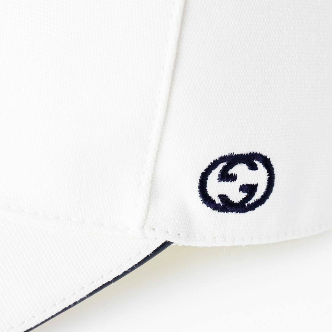 Gucci(グッチ)の4 GUCCI ホワイト インターロッキングG柄 キャップ size S メンズの帽子(キャップ)の商品写真