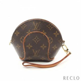 ルイヴィトン(LOUIS VUITTON)のミニ エリプス モノグラム ポーチ PVC レザー ブラウン(ポーチ)