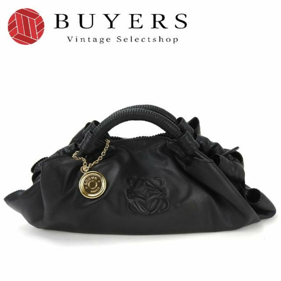 LOEWE - 【中古】 ロエベ ハンドバッグ ナッパアイレ アナグラム