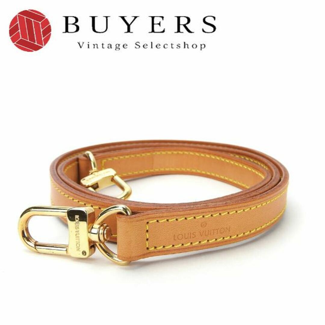 ルイヴィトン ショルダーストラップ ヌメ革 約99cm 肩かけ ベージュ レザー 革 小物 レディース 女性 Lv louis vuitton shoulder strap beige