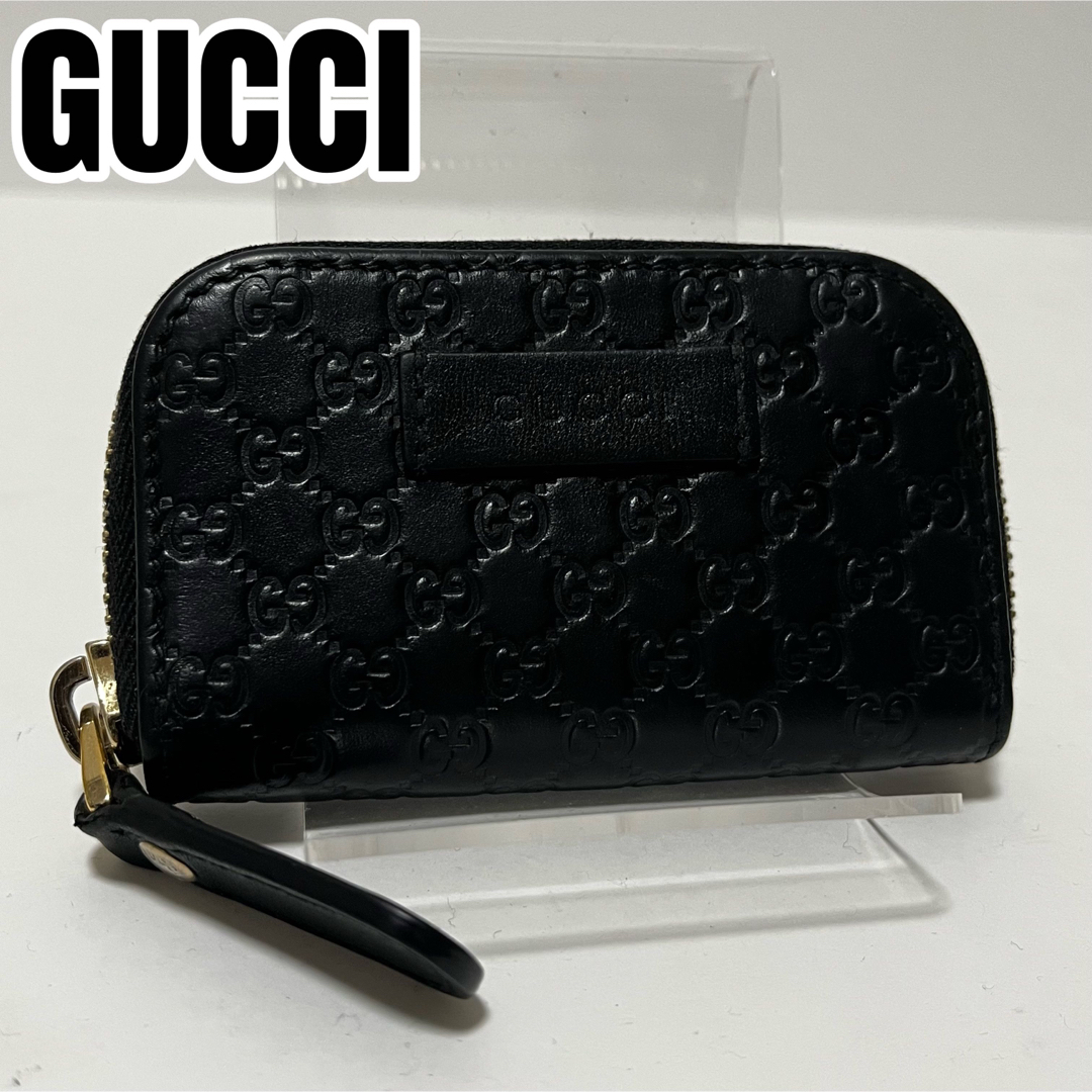 Gucci - ✨美品✨グッチ コインケース マイクロシマ ラウンド
