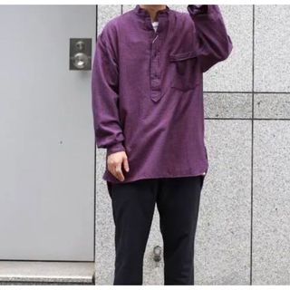 COMOLI - comoli ウールシルク プルオーバーシャツ 19aw 1の通販｜ラクマ