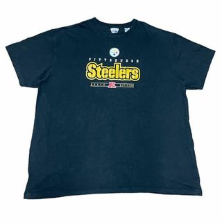 マジェスティック(Majestic)のNFL Pittsburgh Steelers Tシャツ 超ビッグサイズ 4XL(Tシャツ/カットソー(半袖/袖なし))