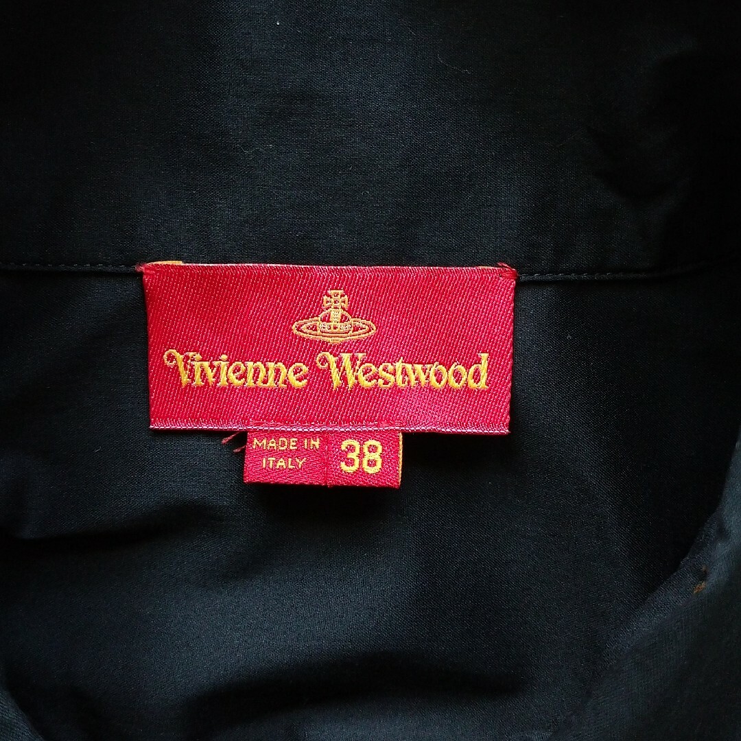 vivienne westwood イタリア製 ラブ 半袖 7分袖 シャツ 黒