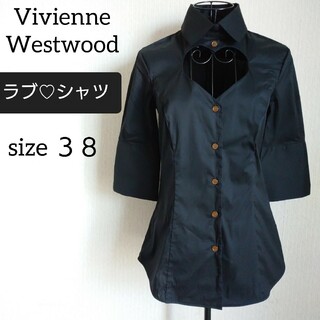 vivienne westwood イタリア製 ラブ 半袖 7分袖 シャツ 黒 | フリマアプリ ラクマ