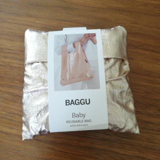 バグゥ(BAGGU)のbaggu baby 新品未使用　希少　メタリックピンクゴールド(トートバッグ)