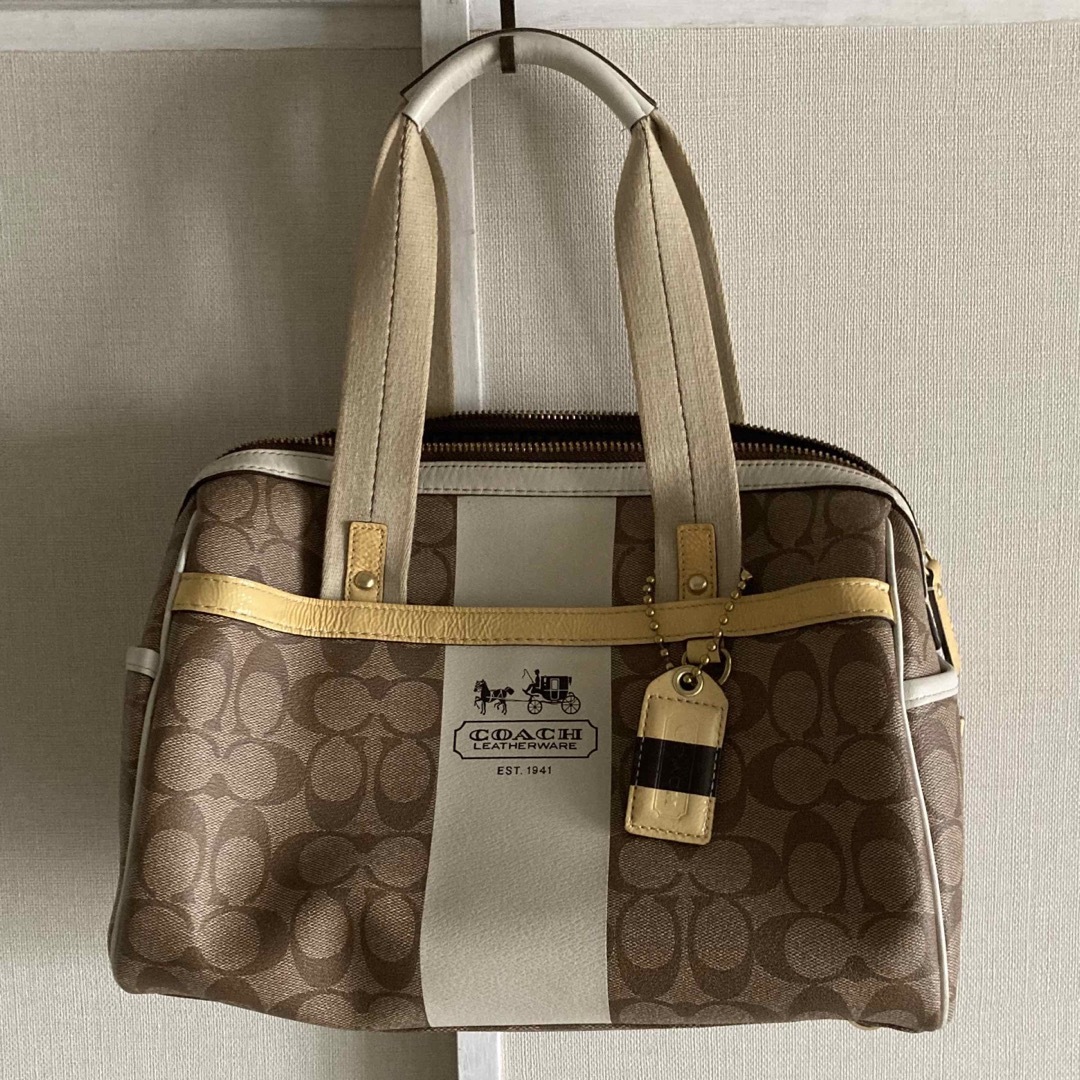 新色追加! COACH コーチ レザー コーチ ジムバッグ ボストンバッグ