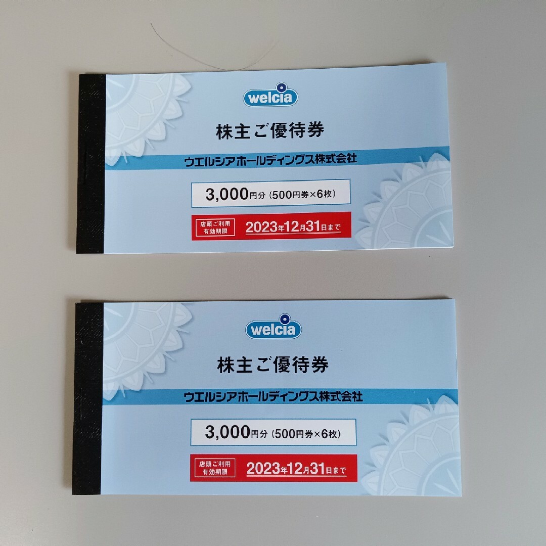 ウエルシア 6000円優待券/割引券