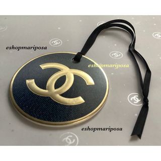 シャネル(CHANEL)のシャネル チャーム リボンストラップ付き デニム柄 ココマーク バッグチャーム(チャーム)