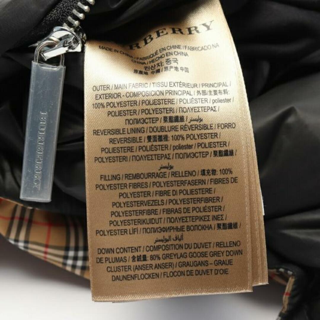 BURBERRY(バーバリー)のノバチェック ダウンジャケット イエローブラウン ブラック マルチカラー リバーシブル レディースのジャケット/アウター(ダウンジャケット)の商品写真