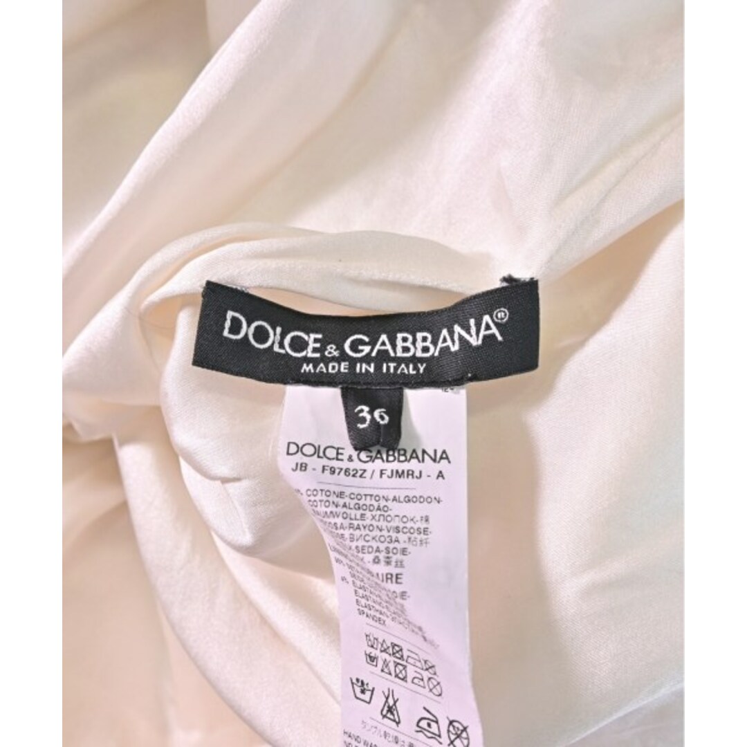 DOLCE&GABBANA - DOLCE&GABBANA カジュアルシャツ 34(XXS位) 白 【古着
