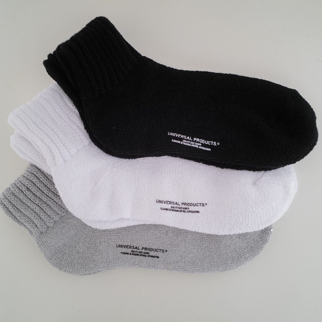 UNIVERSAL PRODUCTS(ユニバーサルプロダクツ)の【新品】UNIVERSAL PRODUCTS SOCKS【3足】ソックス 靴下 メンズのレッグウェア(ソックス)の商品写真