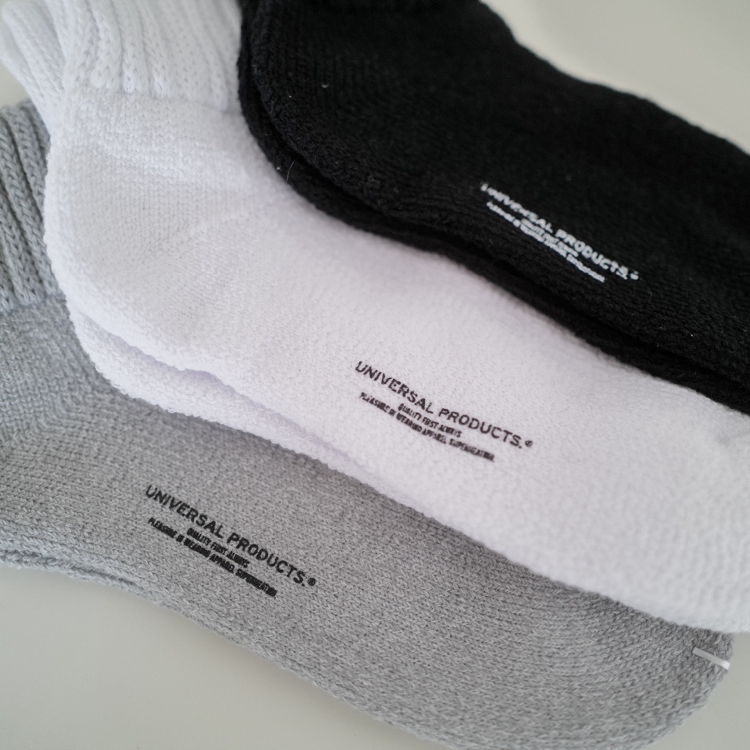 UNIVERSAL PRODUCTS(ユニバーサルプロダクツ)の【新品】UNIVERSAL PRODUCTS SOCKS【3足】ソックス 靴下 メンズのレッグウェア(ソックス)の商品写真