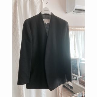 マルジェラ margiela ノーカラー　ジャケット テーラード　正規品　黒