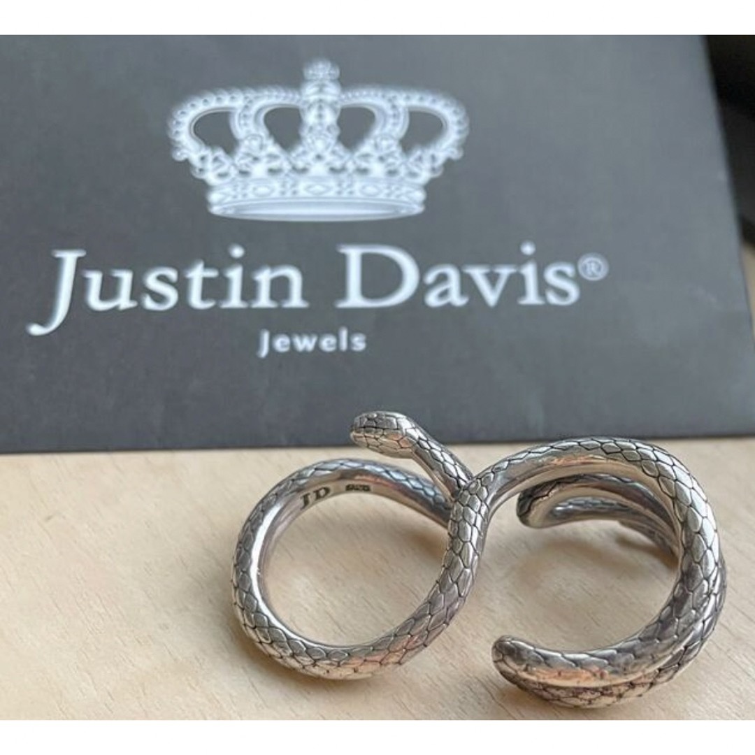 Justin Davis(ジャスティンデイビス)の美品　ジャスティンデイビス　リング　9〜10号 レディースのアクセサリー(リング(指輪))の商品写真