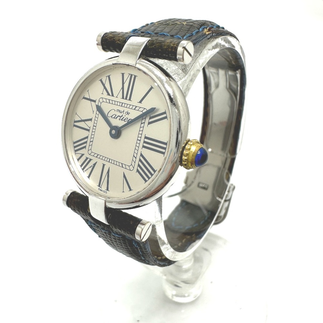 カルティエ CARTIER マスト ヴァンドーム W1007165 ヴェルメイユ クォーツ 腕時計 SV925 シルバー