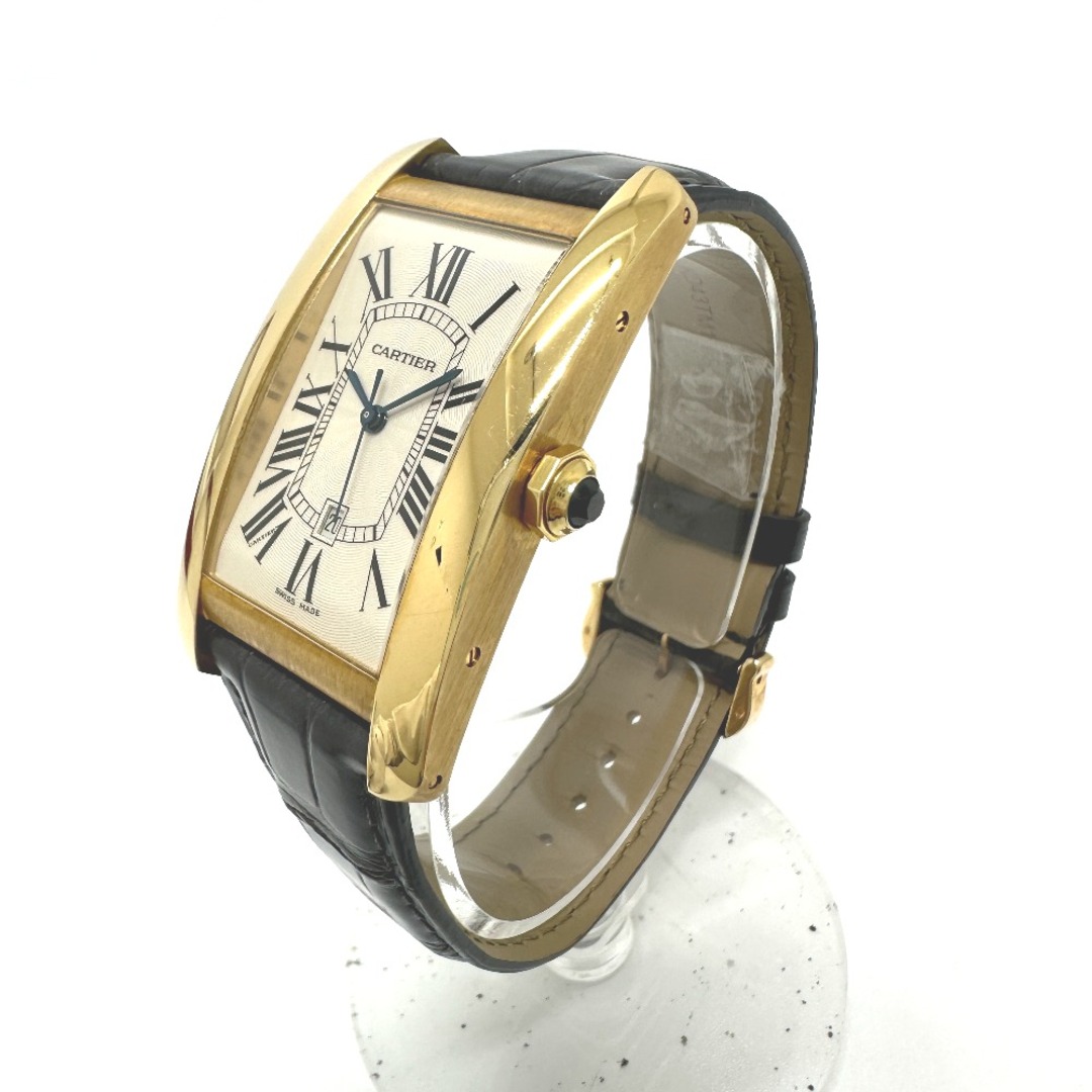 Cartier(カルティエ)のカルティエ CARTIER タンクアメリカン LM W2603156 自動巻き デイト 腕時計 K18 ゴールド メンズの時計(腕時計(アナログ))の商品写真