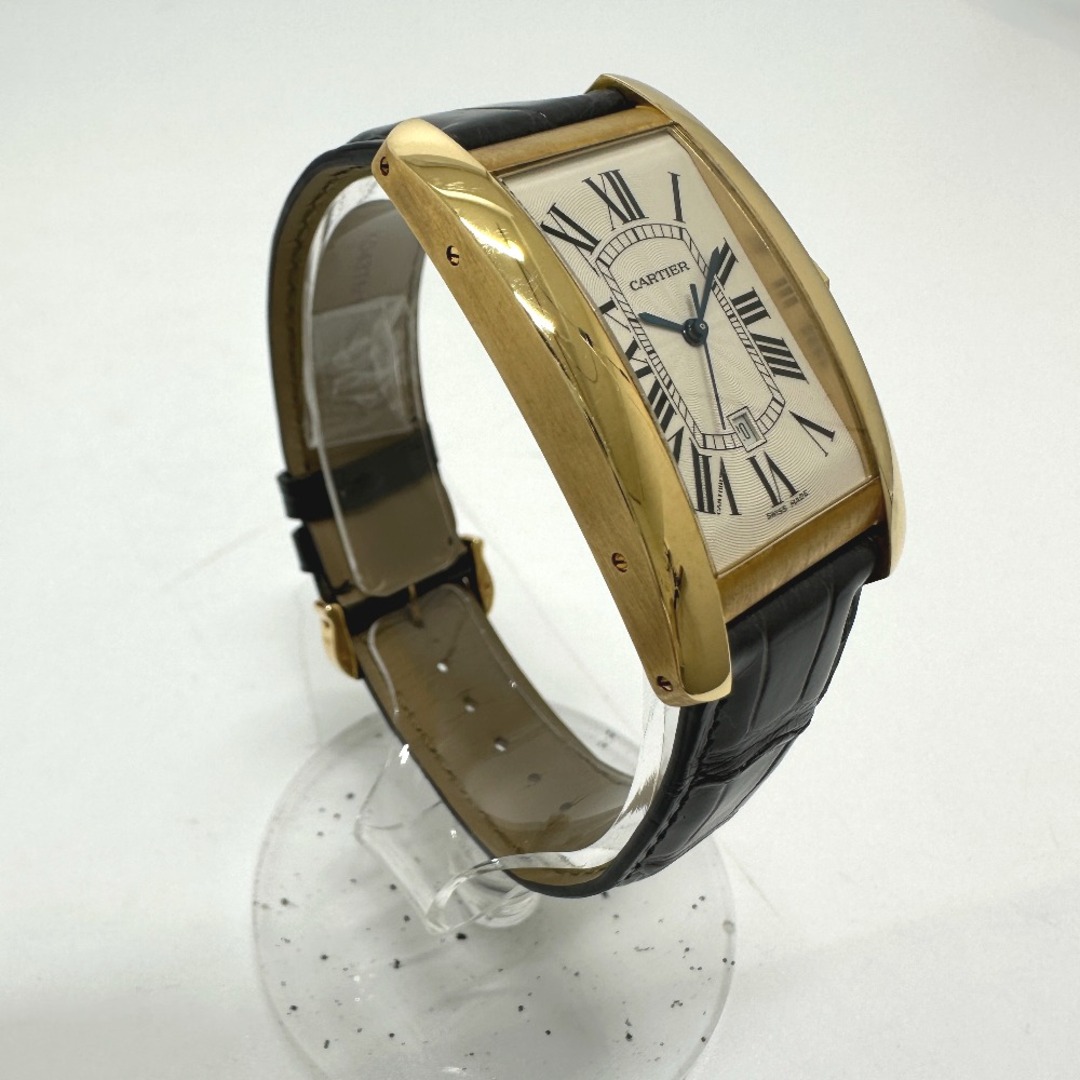 カルティエ CARTIER W2603156 タンクアメリカン LM K18YG 自動巻き メンズ _745034