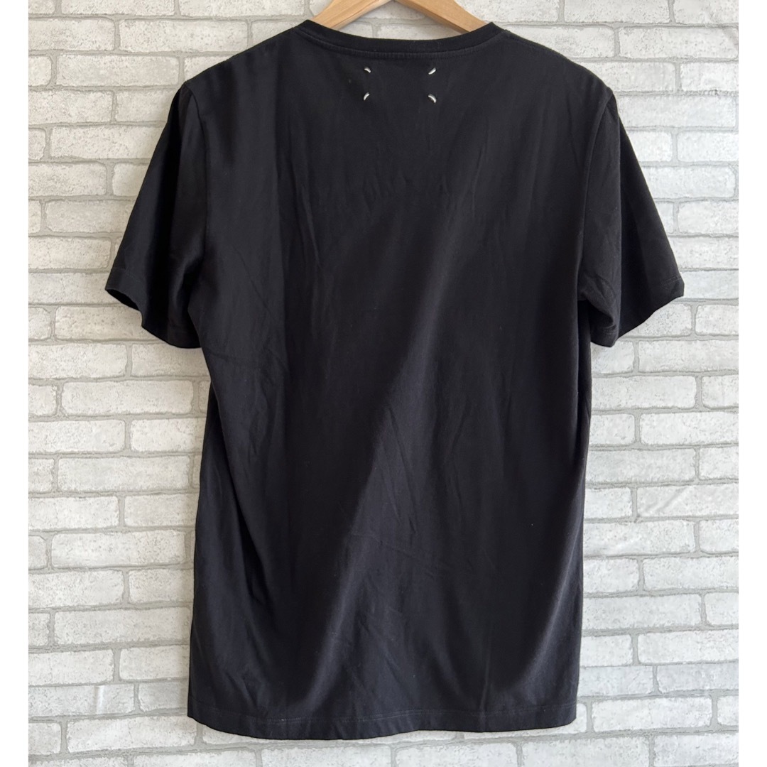 マルジェラ　ブラック　Tシャツ　半袖　vネック　イタリア製　サイズ44