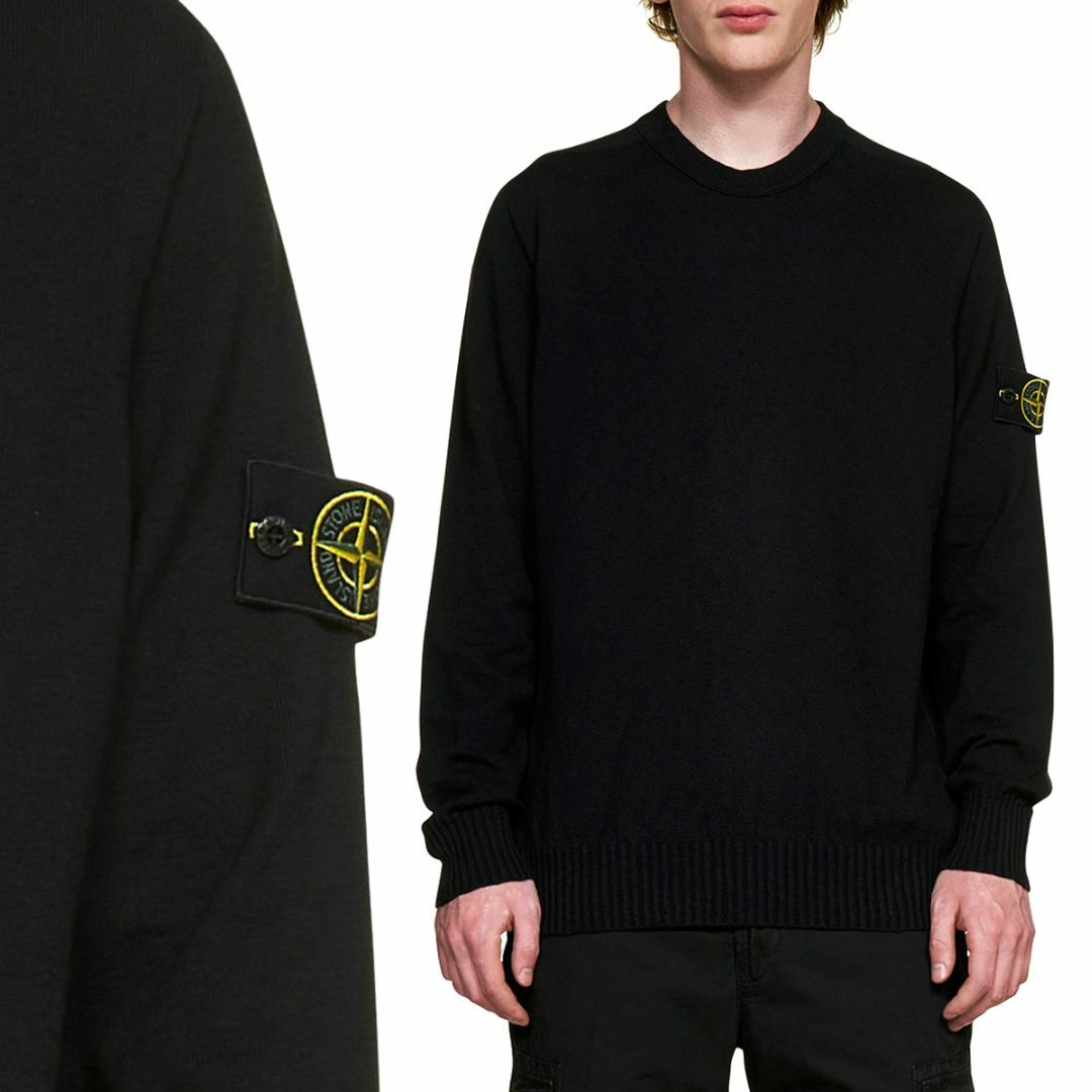 1 STONE ISLAND ブラック サマーニット セーター size M