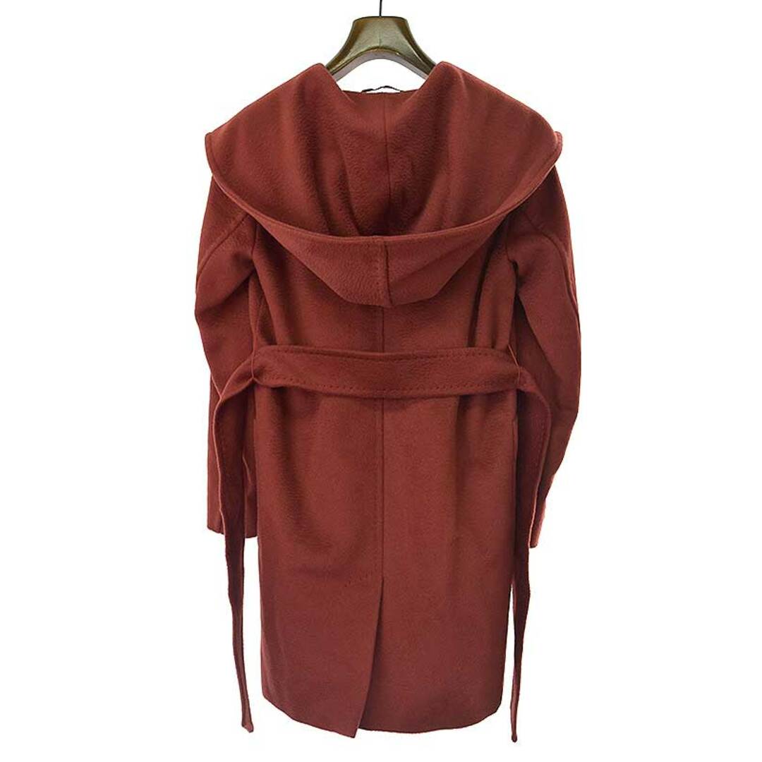 Max Mara - MaxMara マックスマーラ キャメルフーデッドラップコートの