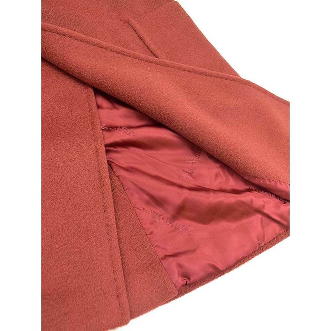 Max Mara - MaxMara マックスマーラ キャメルフーデッドラップコートの