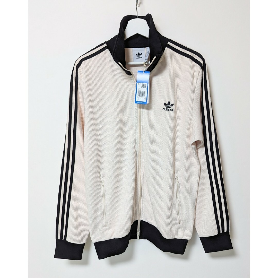 トップス新品 XL adidas ワッフル トラックジャケット アディダス ジャージ