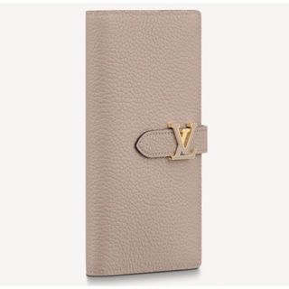 ルイヴィトン(LOUIS VUITTON)の【LOUIS VUITTON】ヴェルティカル ウォレット　レザー素材♪(財布)