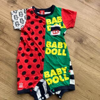 ベビードール(BABYDOLL)のBABYDOLL 半袖 ロンパース 80cm(ロンパース)