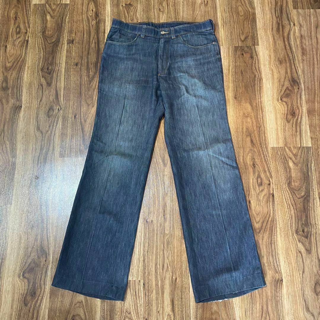 USA製 70s Levi's リーバイスフレア センタープレスデニム