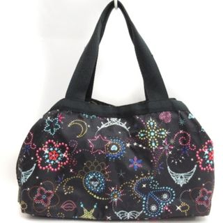 レスポートサック(LeSportsac)のレスポートサック ボストンバッグ ポーチ付き ビジュー柄 ブラック系(ボストンバッグ)