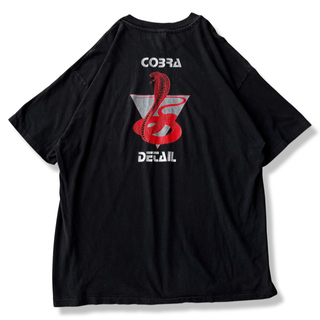 ヘインズ(Hanes)の90s「COBRA DETAIL」両面プリント 半袖Tシャツ 2XL USA製(Tシャツ/カットソー(半袖/袖なし))