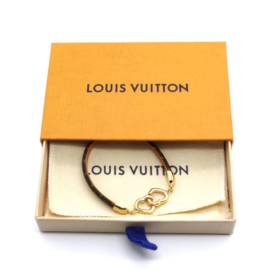 LOUIS VUITTON(ルイヴィトン)のルイ ヴィトン セイ イエス ブレスレット モノグラム ゴールド #19 M6758E レディースのアクセサリー(ブレスレット/バングル)の商品写真