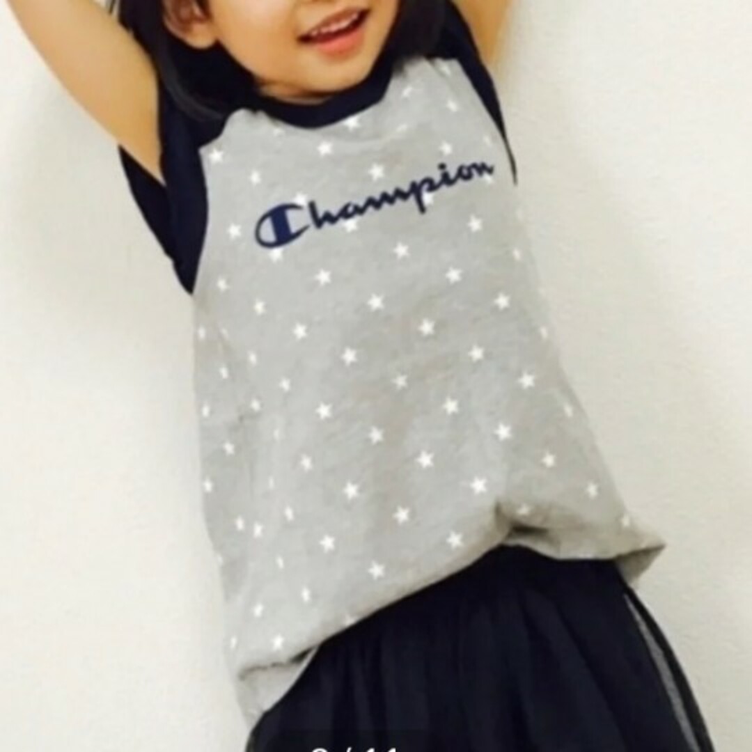 Champion(チャンピオン)のChampion　チャンピオン　コラボ　プルオーバー　トップス　150 キッズ/ベビー/マタニティのキッズ服女の子用(90cm~)(Tシャツ/カットソー)の商品写真