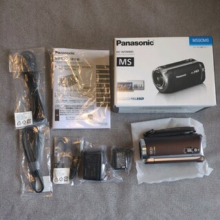 パナソニック(Panasonic)の新品未使用 Panasonic HC-W590MS-TJ ブラウン(ビデオカメラ)