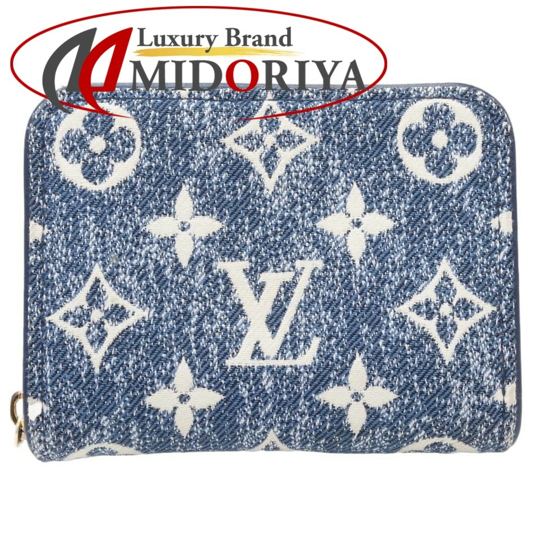 ルイ・ヴィトン LOUIS VUITTON ジッピーコインパース M81185 コインケース モノグラム デニムジャガード マリーヌ / 083660