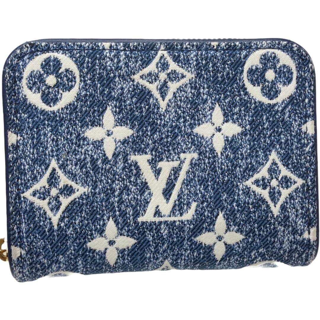 ルイ・ヴィトン LOUIS VUITTON ジッピーコインパース M81185 コインケース モノグラム デニムジャガード マリーヌ / 083660