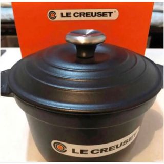 ルクルーゼ(LE CREUSET)のル・クルーゼ ココットエブリィ18 マットブラック 【新品未使用】 おまけ付き(鍋/フライパン)