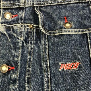 paco jeans 90s デニムジャケット ヴィンテージ 刺繍ロゴ XL相当