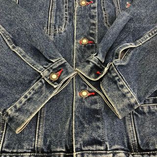 paco jeans 90s デニムジャケット ヴィンテージ 刺繍ロゴ XL相当の通販