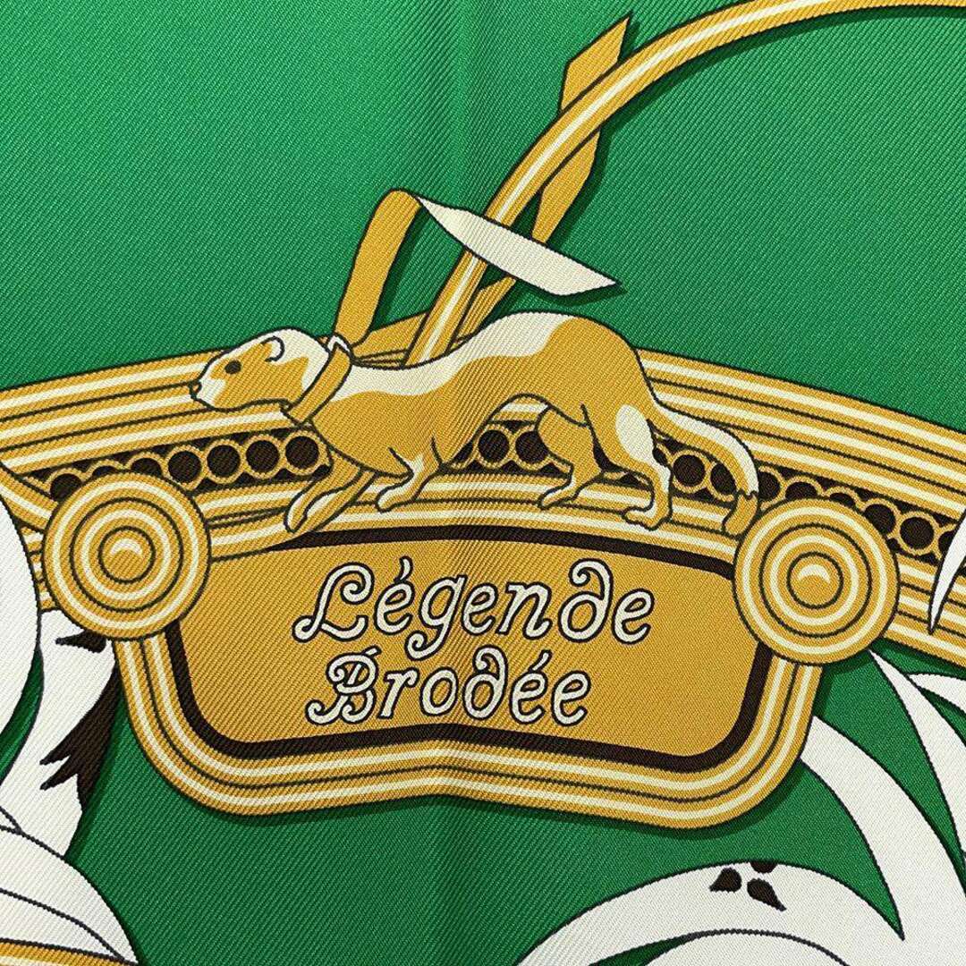 エルメス スカーフ カレ90 刺繍が織りなす伝説 Legende Brodee シルク