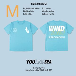 ウィンダンシー(WIND AND SEA)のWIND AND SEA Y&S WDS CUSTOM TEE ライトブルー(Tシャツ/カットソー(半袖/袖なし))