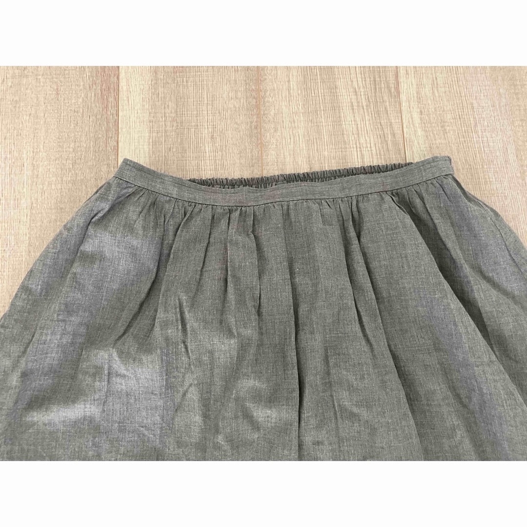 MUJI (無印良品)(ムジルシリョウヒン)の19日まで無印サイズL 夏用ギャザースカート レディースのスカート(ロングスカート)の商品写真