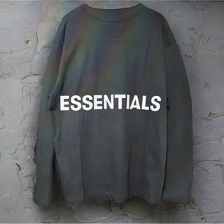 フィアオブゴッド(FEAR OF GOD)の新品  FOG ESSENTIALS エッセンシャルズ　プリントロンT ブラック(Tシャツ/カットソー(七分/長袖))