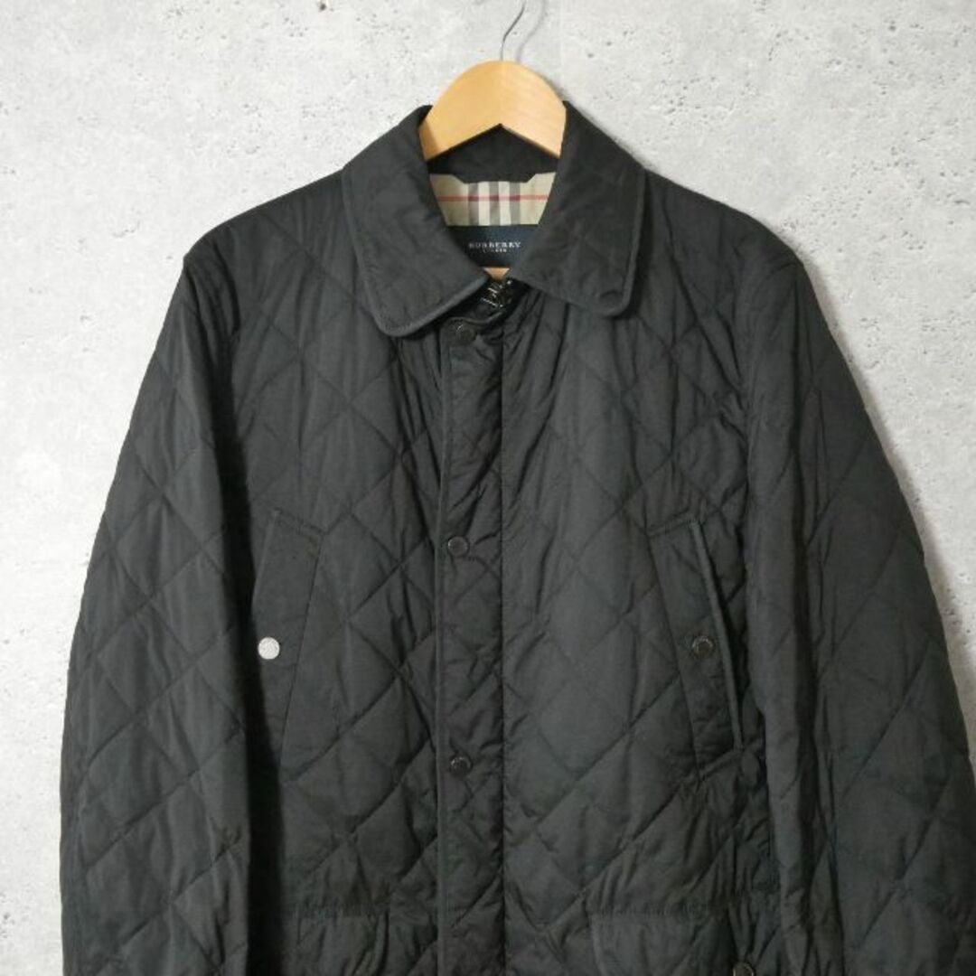 良品 BURBERRY LONDON 中綿 キルティングジャケット ブルゾン