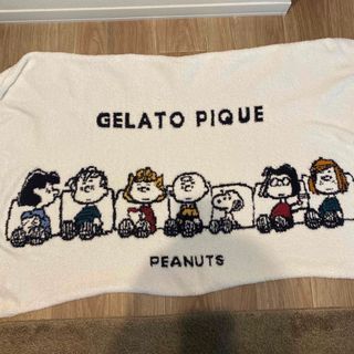 ジェラートピケ(gelato pique)の【美品】ジェラートピケ　別注　スヌーピーコラボ　ブランケット(おくるみ/ブランケット)